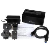 StarTech.com Single Bay USB 3.1 naar SATA HDD Docking Station, USB 3.1 (10 Gbps) Hard Drive Dock, Externe 2.5/3.5" SATA III HDD/SSD Dock Station, Hot-Swap Hard Drive Bay, Top-Loading