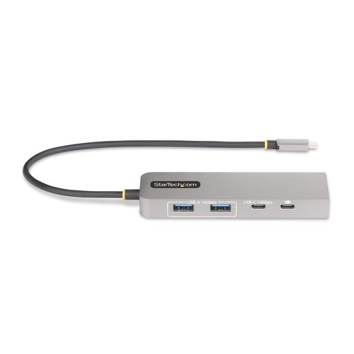 StarTech.com 3-Port USB-C Hub met 2.5 Gbps Ethernet en 100W Power Delivery Pass-Through Poort, USB 3.2 10Gbps, 2x USB-A/1x USB-C, Compacte USB Type-C Adapter Hub