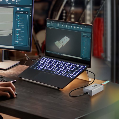 StarTech.com 2-Port USB 3.0 Extender over OM3 Multimode Glasvezel, LC/LC, 2x 5Gbps USB-A Hub, Bereik 350m, Duurzame Glasvezel USB Verlenger, Active Optical USB Extender