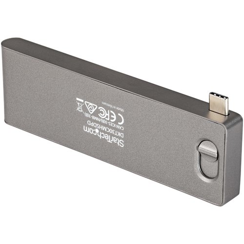 StarTech.com USB C Multiport Adapter voor MacBook Pro/Air - USB Type-C naar 4K HDMI, 100W Power Delivery Pass-through, SD/MicroSD Slot, 2-Port USB 3.0 Hub - Compacte USB-C Mini Dock
