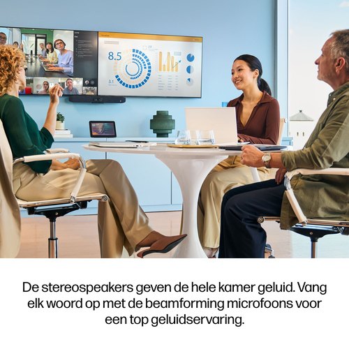 HP Poly Studio V12 USB videobar Zonder voeding