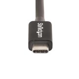 StarTech.com 50cm Thunderbolt 4 Kabel, 40Gbps, 100W PD, 4K/8K Video, Intel-Certified Thunderbolt Kabel, Compatibel met USB4/Thunderbolt 3/USB 3.2/USB Type-C/DisplayPort