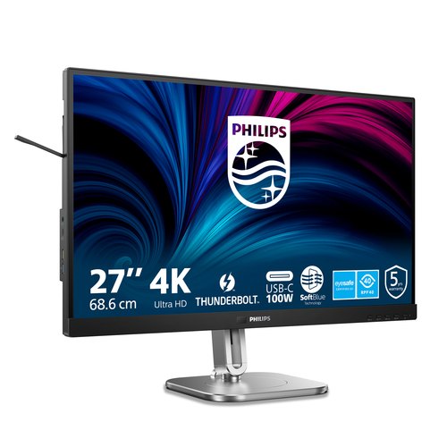 Philips 6000 series 27B2U6903/00 computer monitor 68,6 cm (27") 3840 x 2160 Pixels 4K Ultra HD LED Antraciet