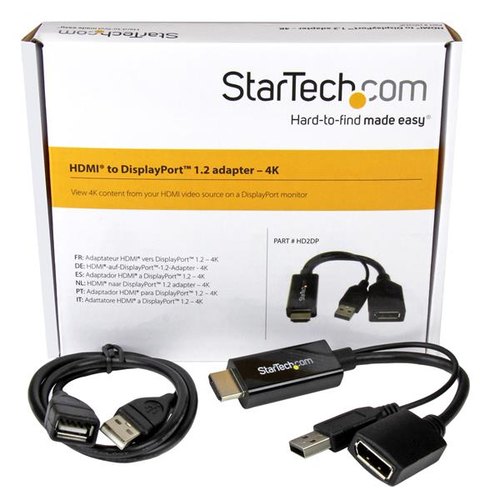 StarTech.com HDMI naar DisplayPort adapter 4K 30Hz