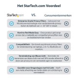 StarTech.com 14-inch MacBook Pro M1 M2 M3 M4 Flip-Over Laptop Privacy Filter, Blauw Licht Filter, Dubbelzijdig, Anti-Reflectie Mat of Glanzend
