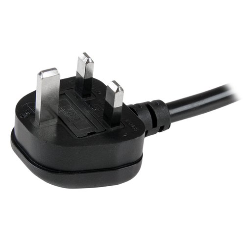 StarTech.com PXTUKC192M electriciteitssnoer Zwart 2 m BS 1363 C19 stekker