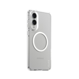 PanzerGlass CARE™ by ® Urban Combat Case Transparent w. White Qi Compatible Samsung S25 Edge mobiele telefoon behuizingen Hoes Transparant