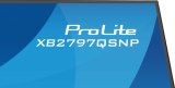 iiyama ProLite XB2797QSNP-B1 computer monitor 68,6 cm (27") 2560 x 1440 Pixels Quad HD LCD Zwart