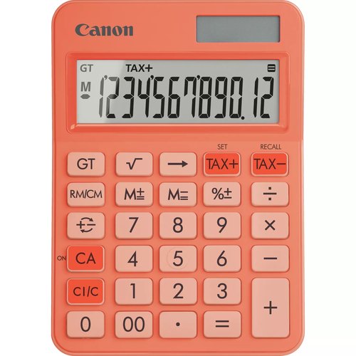 Canon LS-125KB calculator Desktop Basisrekenmachine Oranje