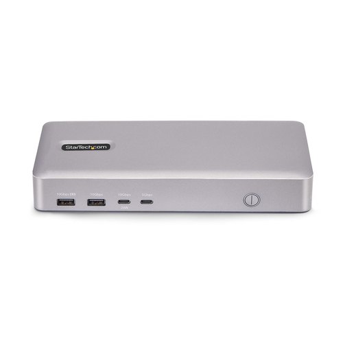 StarTech.com Dual-Monitor USB4 Docking Station, Dual 4K 120Hz of Single 8K 60Hz HDMI, 100W Laptop Charging, 2.5GbE, USB-C Multi-Monitor Dock, Zonder Drivers