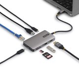 StarTech.com USB-C Multiport Adapter met 4K 60Hz HDMI, 140W PD, USB 10Gbps Hub, GbE, SD en MicroSD Slots, Plug-and-Play Mini Dock voor Dell, HP en Lenovo laptops