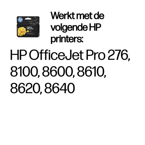 HP 951XL originele high-capacity gele inktcartridge