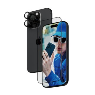 PanzerGlass ® 2-in-1 Bundle iPhone 16 Pro Doorzichtige schermbeschermer Apple 1 stuk(s)