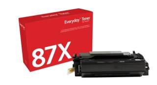 Everyday Zwart Toner compatibel met HP 87X (CF287X), High capacity