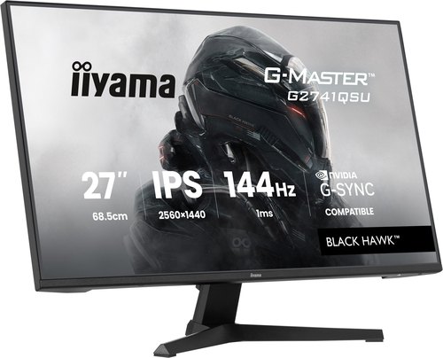 iiyama G-MASTER G2741QSU-B1 computer monitor 68,6 cm (27") 2560 x 1440 Pixels 4K Ultra HD QLED Zwart