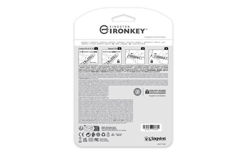 Kingston Technology IronKey 512GB USB-C Keypad 200C, FIPS 140-3 Lvl 3 AES-256
