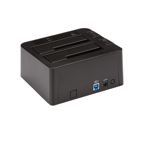 StarTech.com Dual-Bay USB 3.2 Gen 2 naar SATA HDD Docking Station, 10 Gbps Hard Drive Dock, Externe 2.5/3.5" SATA I/II/III SSD/HDD Bay, Hot-Swap Hard Drive Bay, Top-Loading Design