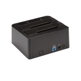 StarTech.com Dual-Bay USB 3.2 Gen 2 naar SATA HDD Docking Station, 10 Gbps Hard Drive Dock, Externe 2.5/3.5" SATA I/II/III SSD/HDD Bay, Hot-Swap Hard Drive Bay, Top-Loading Design