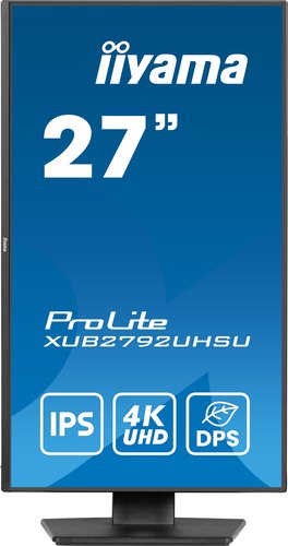 iiyama ProLite XUB2792UHSU-B6 computer monitor 68,6 cm (27") 3840 x 2160 Pixels 4K Ultra HD LED Zwart