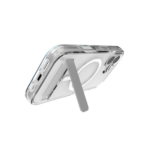 ZAGG Crystal Palace Snap Kickstand (Button Cover) mobiele telefoon behuizingen 16 cm (6.3") Hoes Transparant