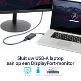 StarTech.com USB 3.0 naar 4K DisplayPort externe Multi-Monitor grafische videoadapter – DisplayLink gecertificeerd – Ultra HD 4K
