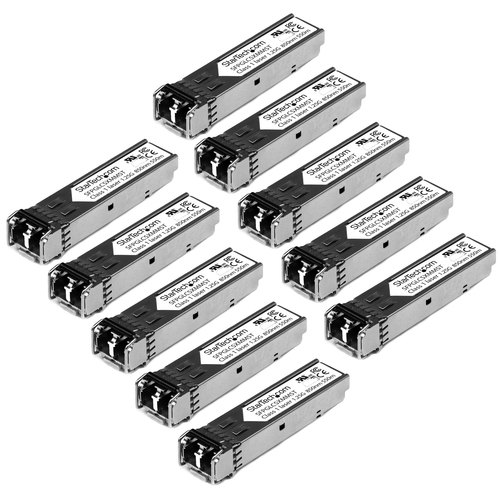 StarTech.com Gigabit Fiber SFP Transceiver Module - Cisco GLC-SX-MM Compatibel - MM LC - 550m - 10 stuks