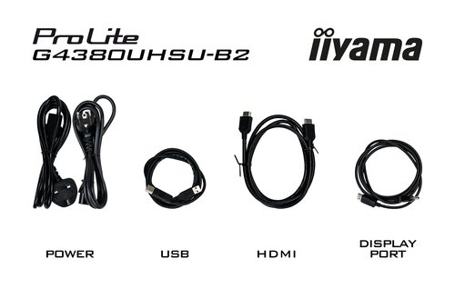 iiyama G-MASTER G4380UHSU-B2 computer monitor 108 cm (42.5") 3840 x 2160 Pixels 4K Ultra HD LED Zwart