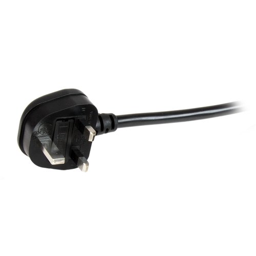 StarTech.com PXTUKC192M electriciteitssnoer Zwart 2 m BS 1363 C19 stekker