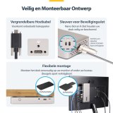 StarTech.com Triple-Monitor USB4 Docking Station, 4K 60Hz HDMI of DisplayPort, 100W Laptop Charging, 2.5GbE, USB-C Multi-Monitor Dock, Zonder Drivers