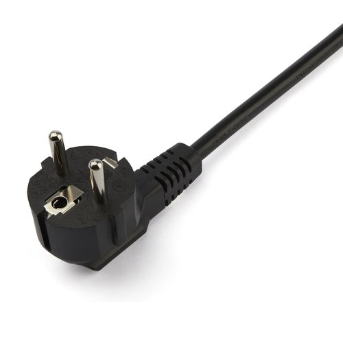 StarTech.com 2m Computer Splitter Stroomkabel, 18AWG, EU Schuko naar 2x C13, 10A 250V, Zwart, AC Vervangkabel, Printer Voedingskabel, PC Power Supply Kabel, TV/Monitor Electriciteitssnoer, UL-Listed