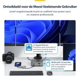 StarTech.com Thunderbolt 5 Universeel Docking Station, Multi-Display Hub, 8K 60Hz of 4K 144Hz, 120Gbps Bandwidth Boost, 140W PD, 30W Phone Charging, USB 10Gbps, 2.5G LAN