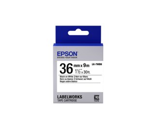Epson Label Cartridge Standard LK-7WBN Black/White 36mm (9m)