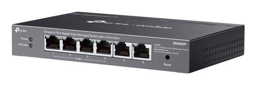 TP-Link Omada ES206GP netwerk-switch Managed Gigabit Ethernet (10/100/1000) Power over Ethernet (PoE) Zwart