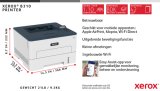 Xerox B310 A4 40 ppm draadloze dubbelzijdige printer PS3 PCL5e/6 2 laden totaal 350 vel