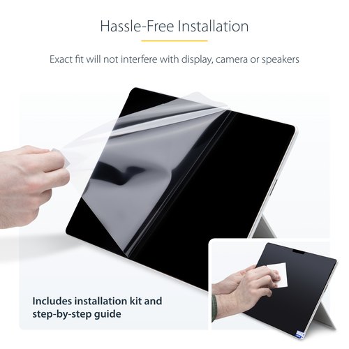 StarTech.com 4-Way 13-inch Surface Pro 8/9/X/11 Laptop Privacy Filter, Portrait/Landscape Modes, Touch-Enabled, Anti-Glans Security Filter, +/- 30 Graden Kijkhoek, 51% Blauw Licht Vermindering