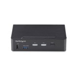 StarTech.com 2-Port DisplayPort KVM Switch, 4K 60Hz, DP 1.2, HDCP 1.4, EDID Beheer, 2-Port USB 3.0 Hub, 4x USB HID Poorten, TAA Compliant