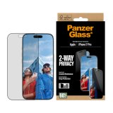 PanzerGlass ® 2-Way Privacy Screen Protector iPhone 17 Pro | Ultra-Wide Fit w. EasyAligner Doorzichtige schermbeschermer Apple 1 stuk(s)