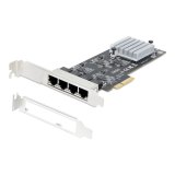 StarTech.com 4-Port 2.5Gbps NBASE-T PCIe Netwerkkaart, Intel I225-V, Quad-Port Computer Ethernet Adapter, Multi-Gigabit NIC, PCI Express Server LAN Kaart, Desktop Ethernet Interface