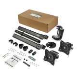 StarTech.com Dual monitor arm bureau monteerbaar horizontale stang doorvoergat of klem