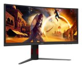 AOC G4 CU34G4ZCA computer monitor 86,4 cm (34") 3440 x 1440 Pixels Wide Quad HD Zwart, Rood