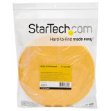 StarTech.com 7,6m Bulk Rol Klittenband - Op Maat te Knippen Herbruikbare Kabelbinders - Industriële Klitband Tape - Zelfklevende Klittenband Tyrap Strips - Geel