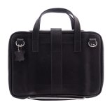 R-Go Tools Laptoptas R-Go Viva, full-grain leer, ergonomisch met geïntegreerde laptopstandaard, sociaal product, voor 15,6 inch, zwart
