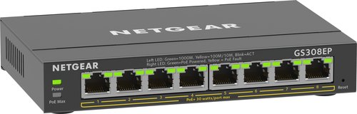 NETGEAR 8-Port Gigabit Ethernet PoE+ Plus Switch (GS308EP)