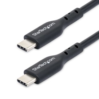 StarTech.com 2m USB-C Laadkabel, USB-C Kabel, USB 2.0 Type-C Laptop Oplaadkabel, 60W 3A Power Delivery, TPE Mantel, USB C Data Transfer Kabel, M/M
