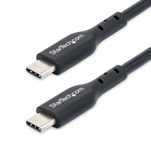 StarTech.com 1m USB-C Laadkabel, 2 Pack, USB C Kabel, USB 2.0 Type-C Laptop Oplaadkabel, 60W 3A Power Delivery, TPE Mantel, USB-C Data Transfer Kabel, M/M