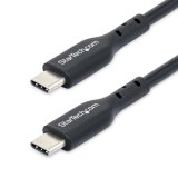 StarTech.com 1m USB-C Laadkabel, 2 Pack, USB C Kabel, USB 2.0 Type-C Laptop Oplaadkabel, 60W 3A Power Delivery, TPE Mantel, USB-C Data Transfer Kabel, M/M