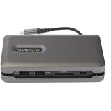 StarTech.com USB C Multiport Adapter, USB C naar 4K 60Hz HDMI 2.0, 2-Port 10Gbps USB Hub, 100W Power Delivery Pass-through, GbE, SD/MicroSD, USB Type-C Mini Dock, 25.4cm Kabel