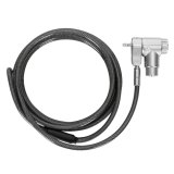 Targus ASP95MKGLX-25 kabelslot Zilver 2 m