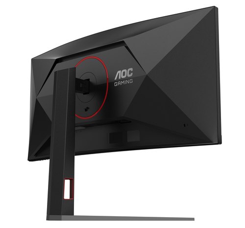 AOC G4 CU34G4 computer monitor 86,4 cm (34") 3440 x 1440 Pixels Wide Quad HD LED Zwart, Rood