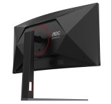 AOC G4 CU34G4 computer monitor 86,4 cm (34") 3440 x 1440 Pixels Wide Quad HD LED Zwart, Rood